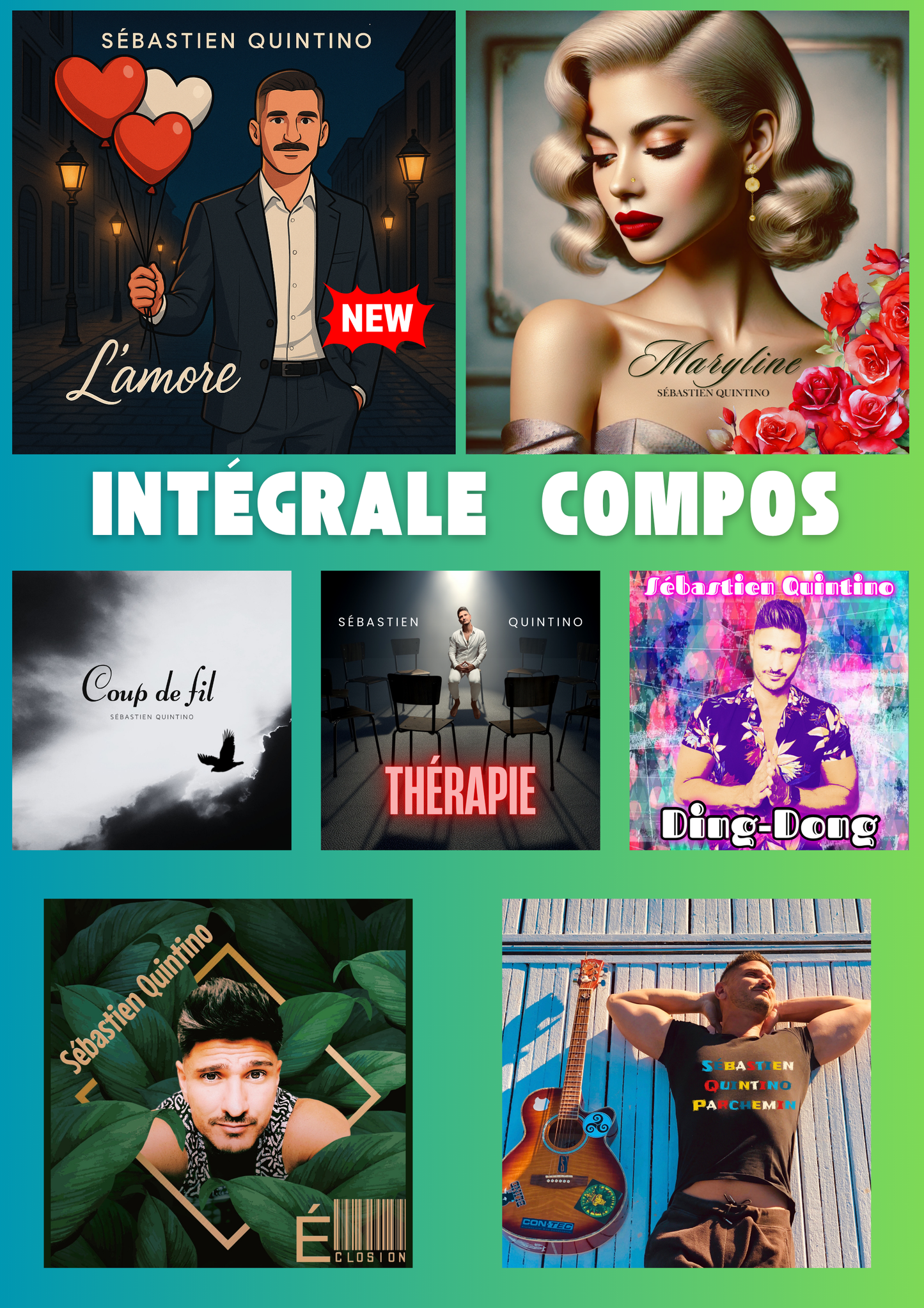 "L'amore" NOUVEL ALBUM 2025/2026 15 titres inédites