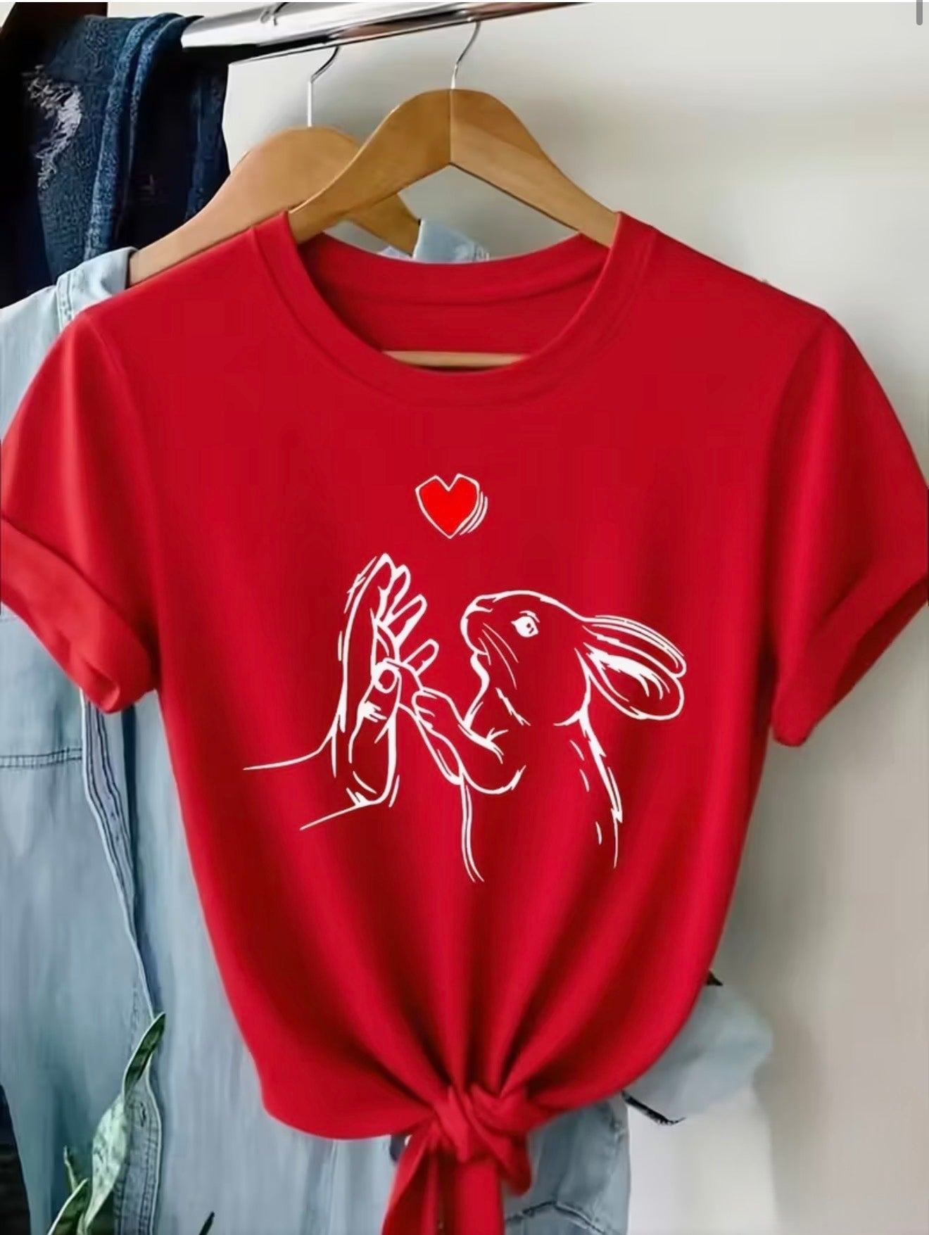 "2025/2026 T-shirt LAPIN"  NOIR BLANC ROSE ROUGE Sébastien QUINTINO