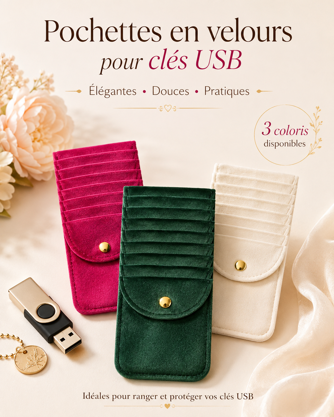 Pochette Clés usb